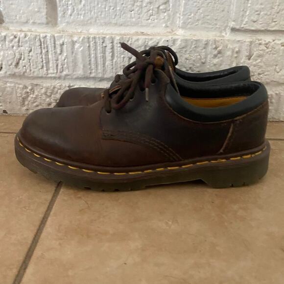 Brown leather dr marten oxfords - Picture 3 of 7